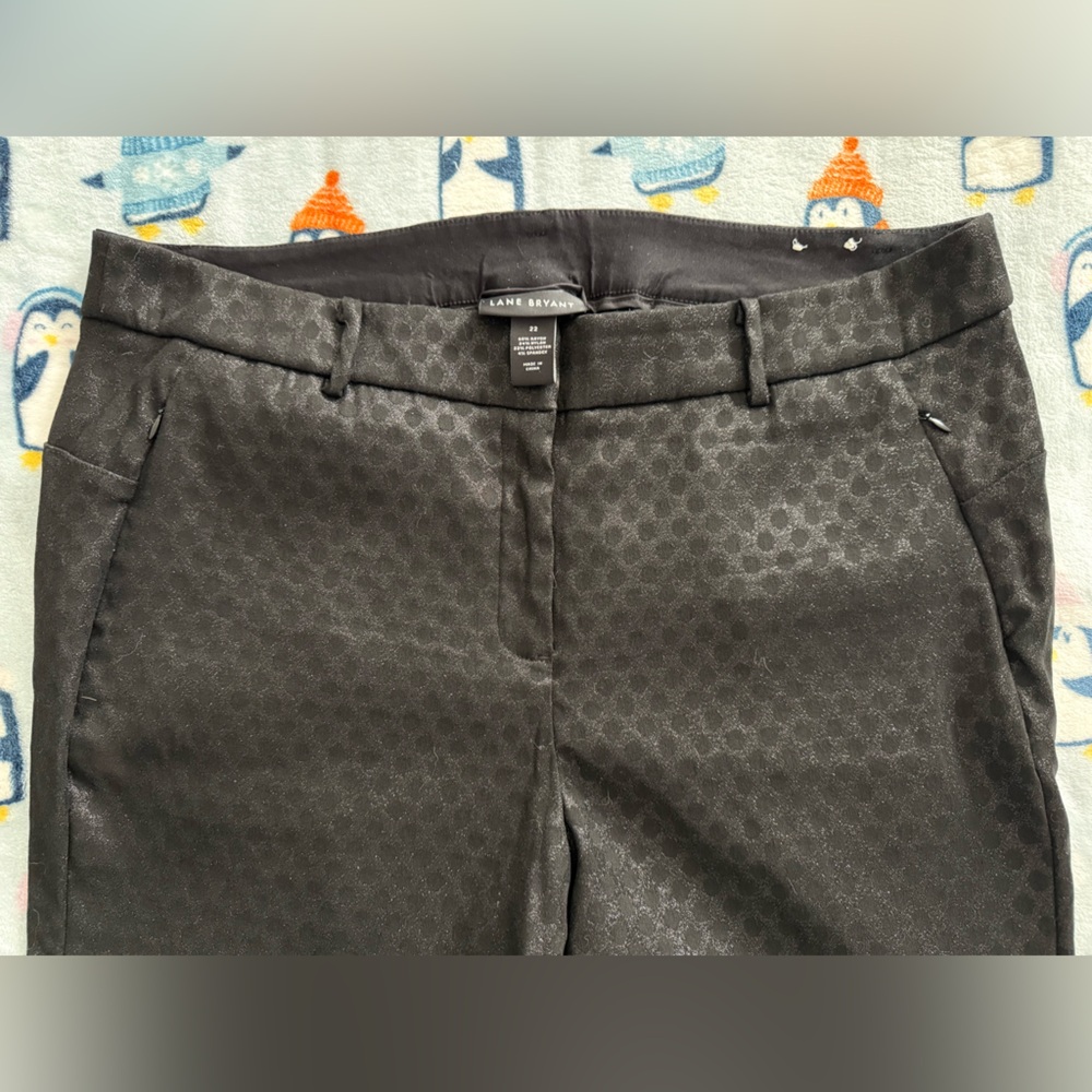 Lane Bryant Black Cropped Pants